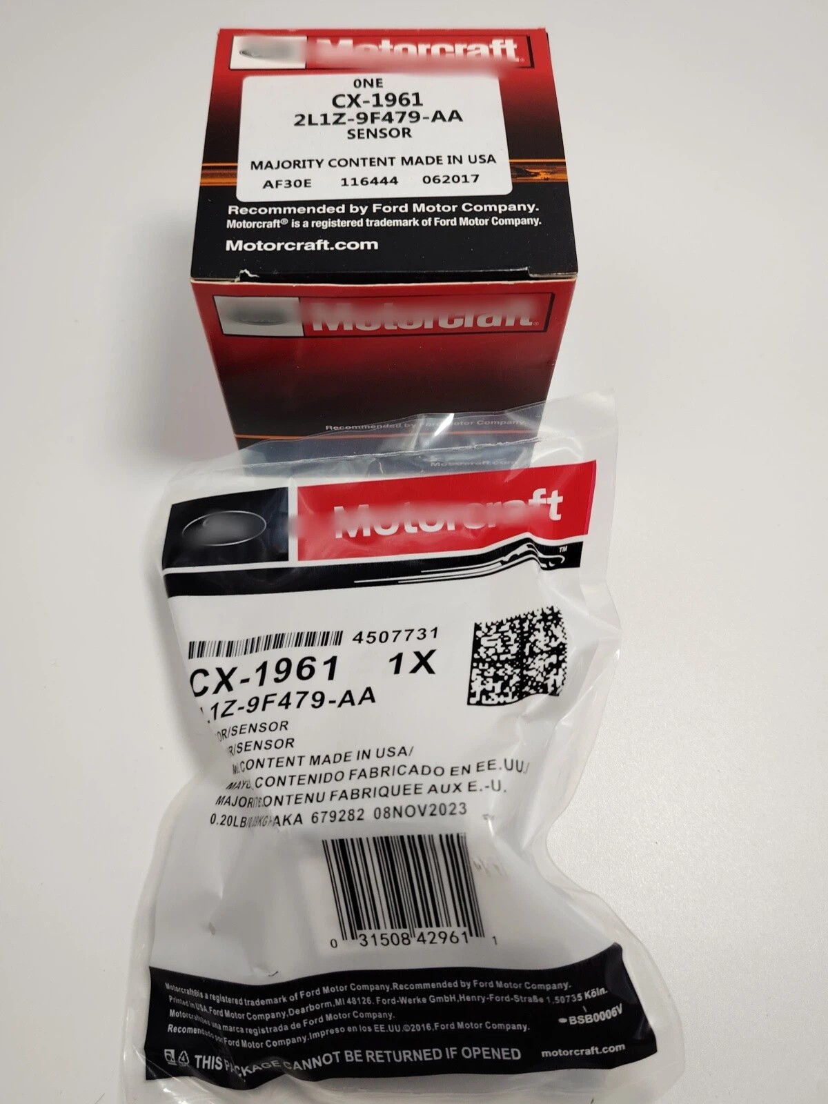 Motorcraft MAP Manifold Absolute Pressure Sensor CX1961 for Ford 6.0L Diesel New