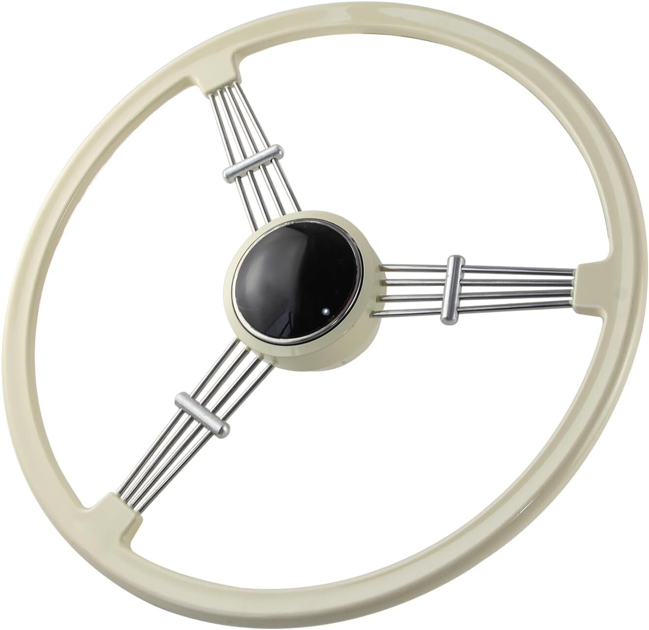400mm Vintage Iron 3 Spoke Banjo Vintage Classic Steering Wheel For Porsche 356 400mm Vintage Iron 3 Spoke Banjo Vintage Classic Steering Wheel For Porsche 356