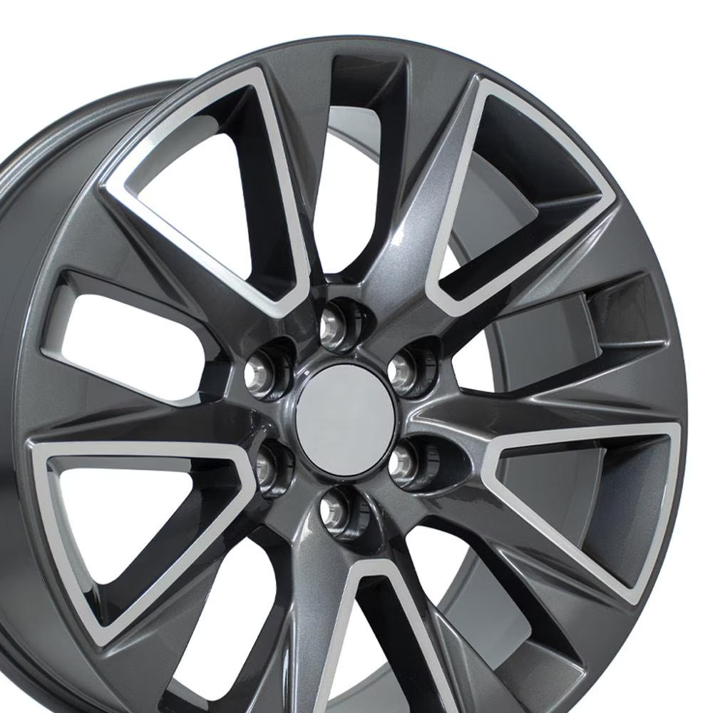 Single(1) OE Wheels CV26 20x9 Gloss Gunmetal Machined Wheel 6x139.7 28ET