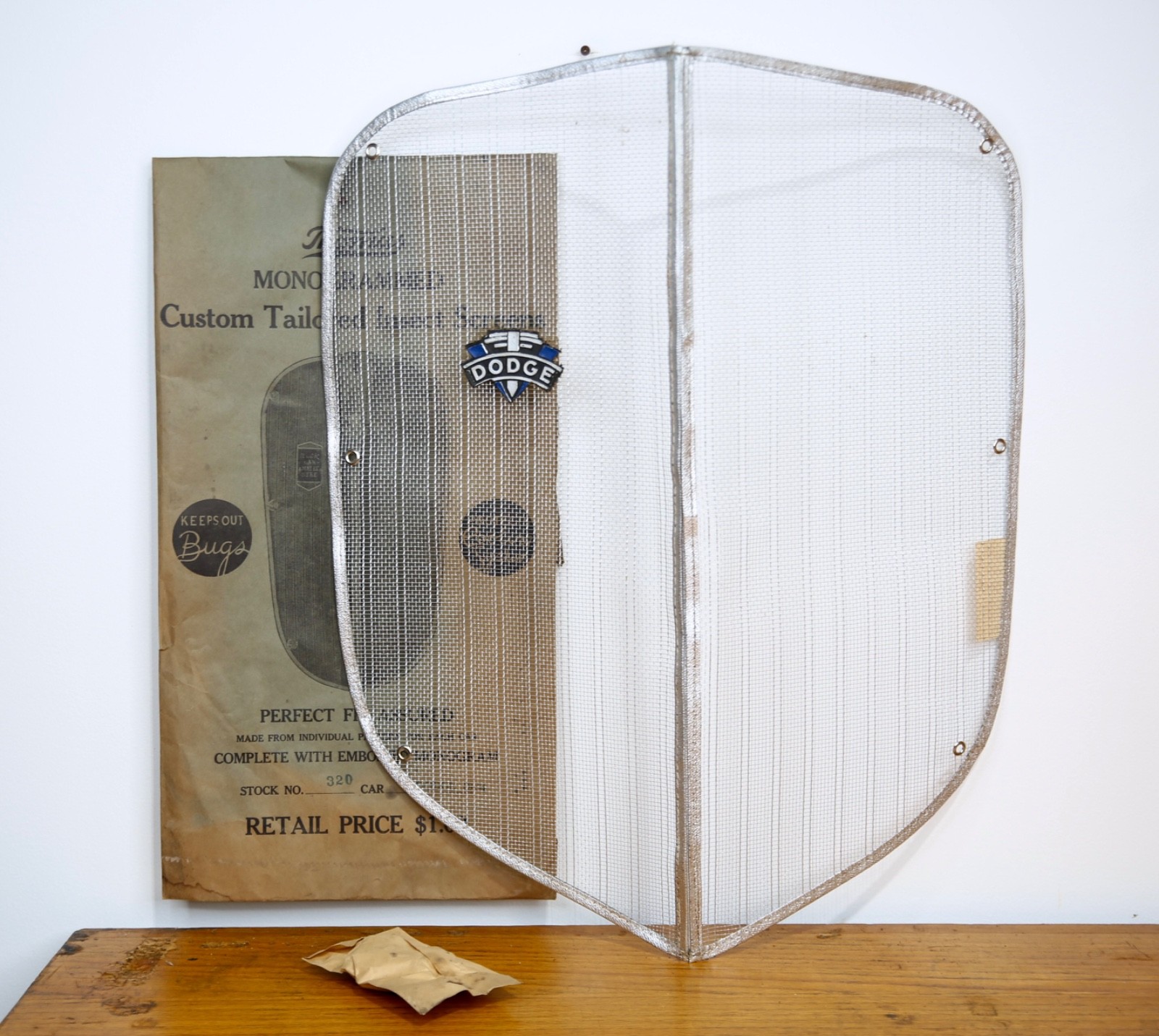 VTG 1938 Dodge Car truck Grill Screen Cover Radiator Grille Antique NOS