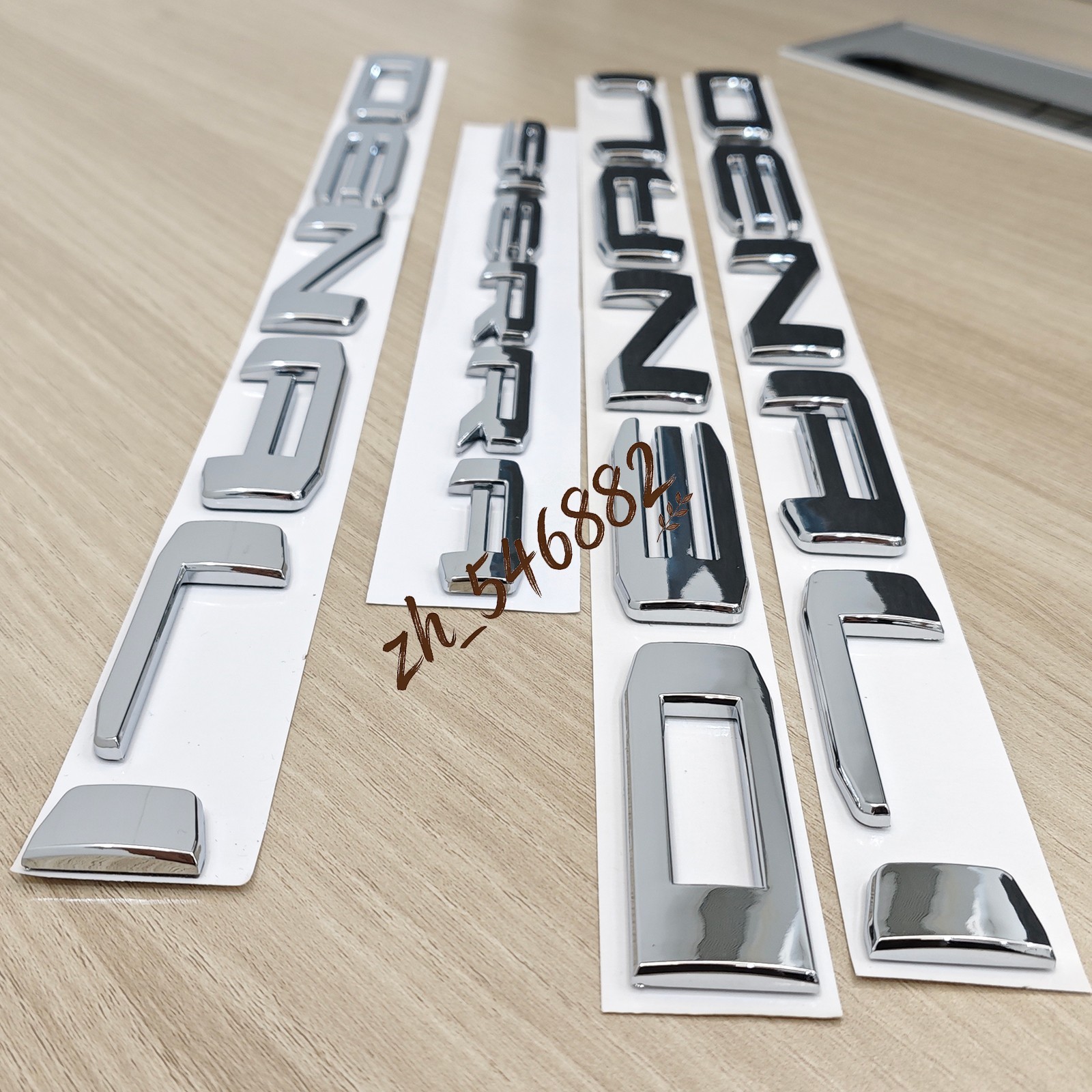 Gloss DENALI Emblem Letter Replacement Fit For GMC Sierra 1500 2500HD 3500HD 19+