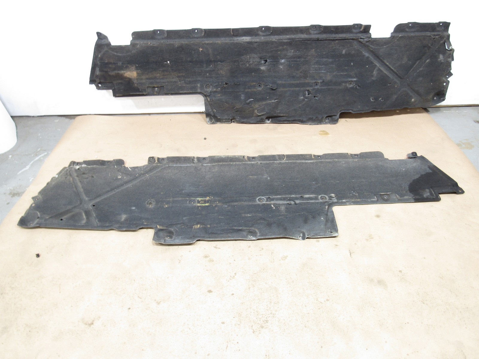 Mercedes S550 W222 2017 Right Left Underbody Splash Shield Guard Set 14-17 ;