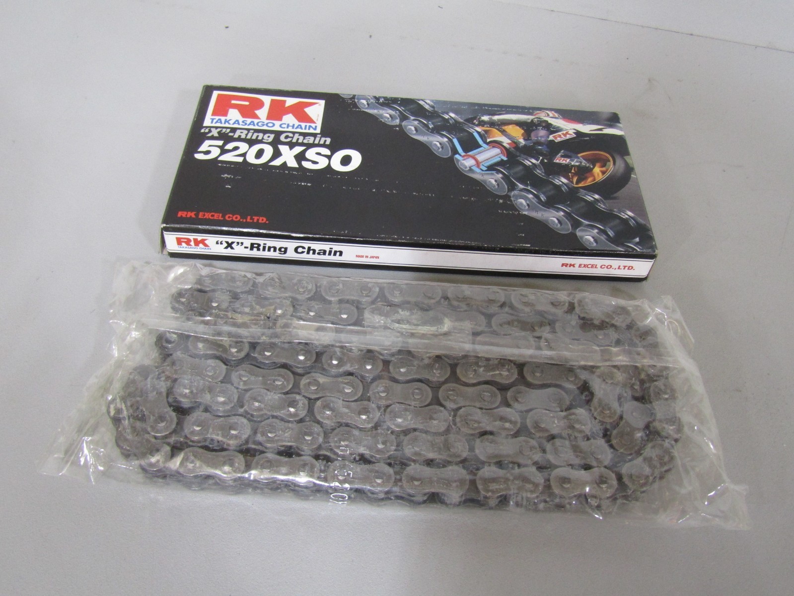 RK TAKASAGO CHAIN 520XSO X-RING DRIVE CHAIN 520 X 120 LINK UP TO 400cc