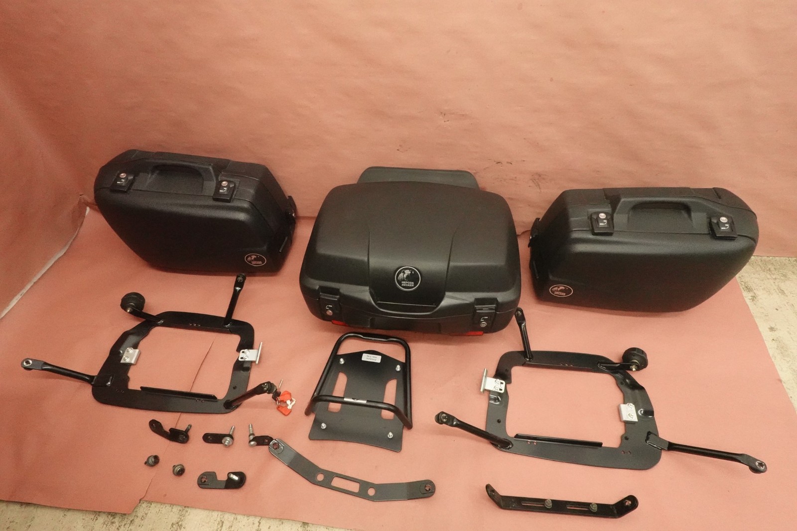 2004-2011 SUZUKI V-Strom 650 DL650 HEPCO & BECKER Trunk Set Kit
