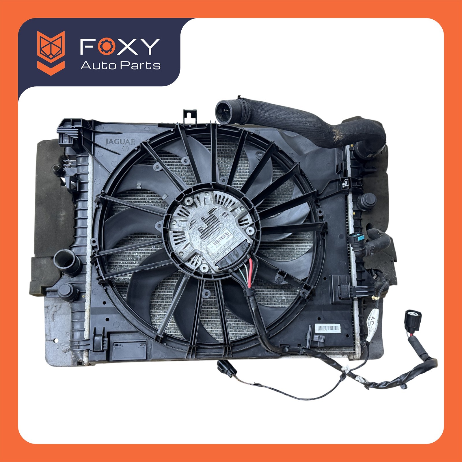 2010-2015 Jaguar XF Front Engine Motor Cooling Radiator Fan Assembly OEM 2010-2015 Jaguar XF Front Engine Motor Cooling Radiator Fan Assembly OEM