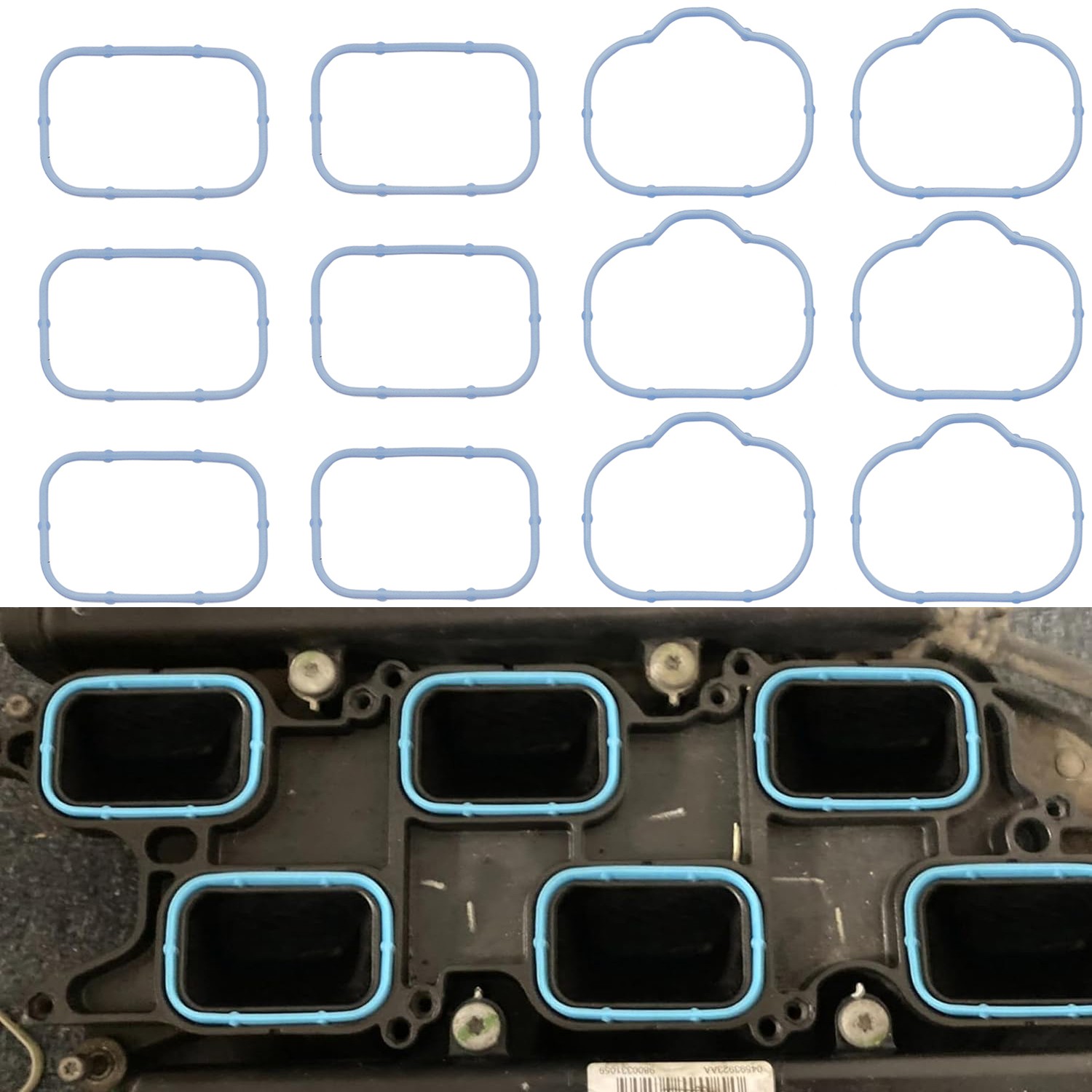 Intake Manifold Upper & Lower Gasket Set Fits Chrysler Dodge Jeep 3.2L 3.6L DOHC Intake Manifold Upper & Lower Gasket Set Fits Chrysler Dodge Jeep 3.2L 3.6L DOHC