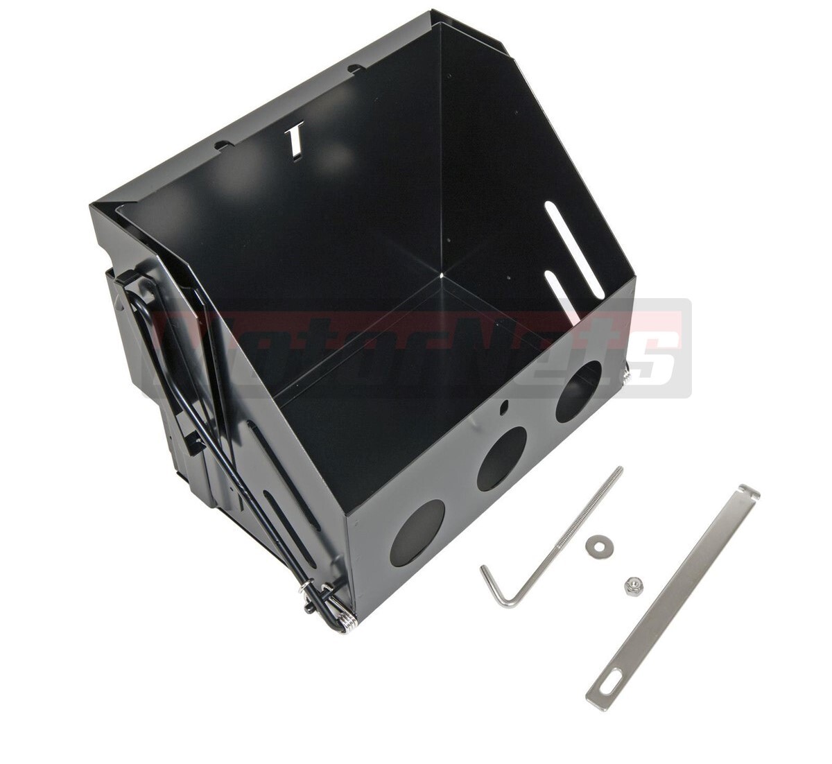 Black Drop-Down Battery Box Light Weight 10.5