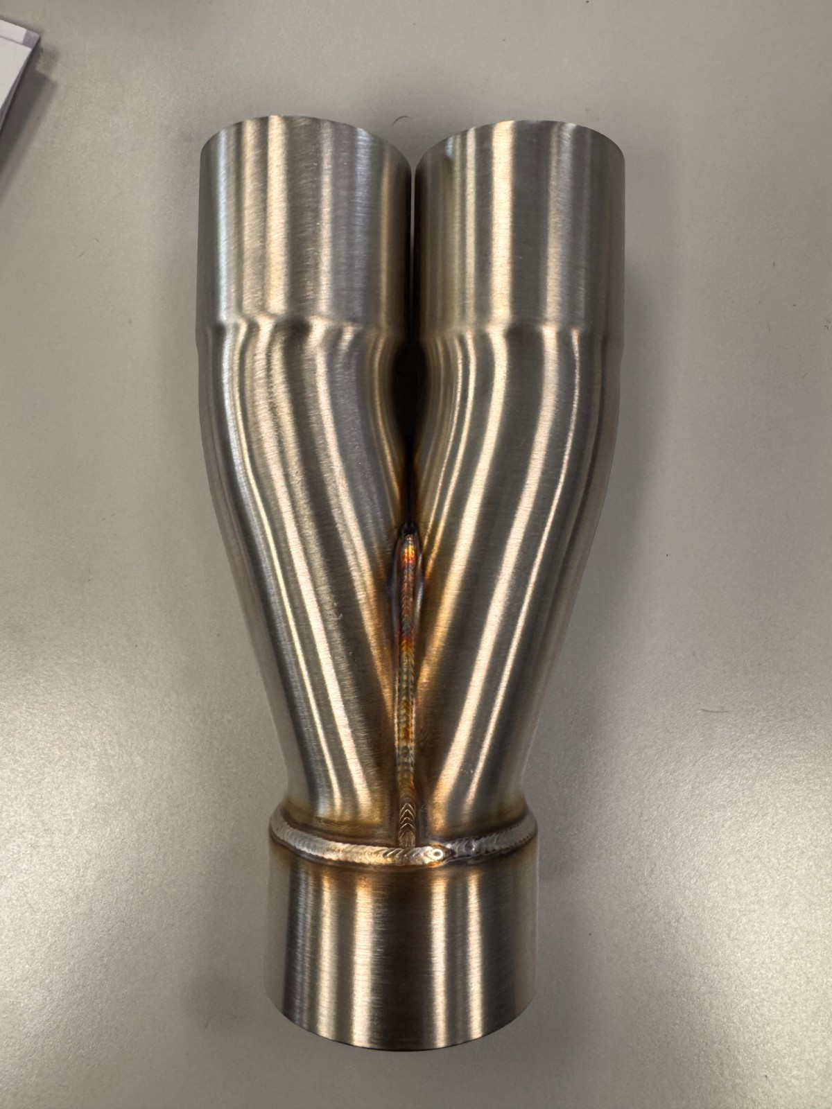 Stainless Steel 2-Into-1 Merge Collector – Dual 1.75 Stainless Steel 2-Into-1 Merge Collector – Dual 1.75