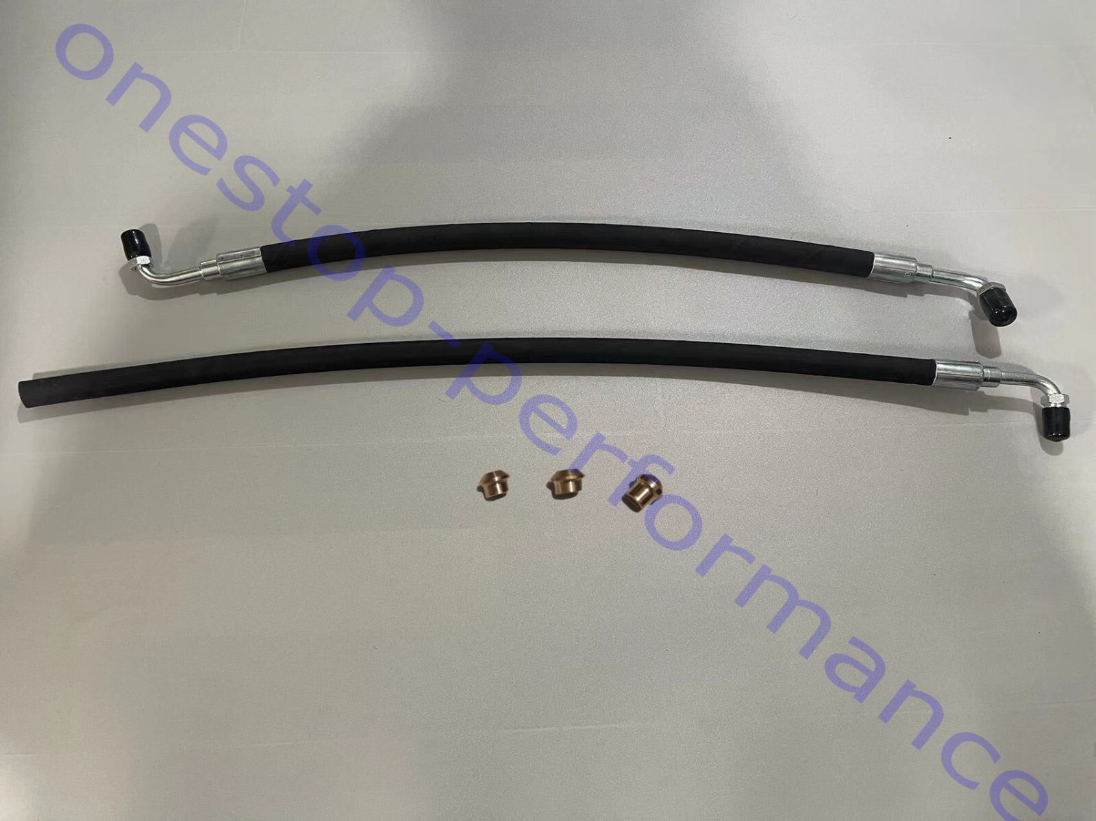 Universal Rubber Power Steering Hose Kit GM Pump to GM Power Box