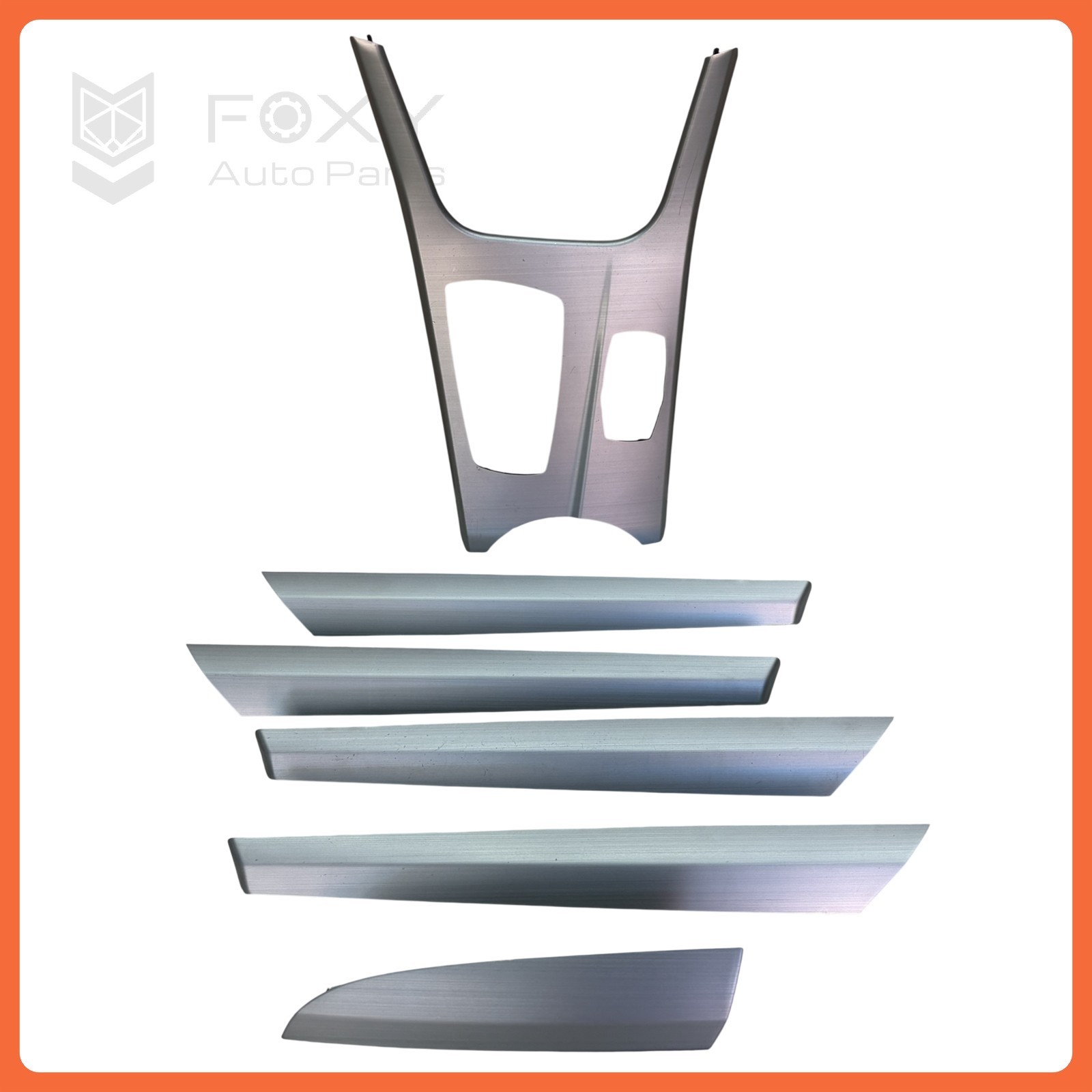 11-17 BMW X3 F25 X4 F26 Interior Aluminum Decorative Trim Panel Set OEM 11-17 BMW X3 F25 X4 F26 Interior Aluminum Decorative Trim Panel Set OEM