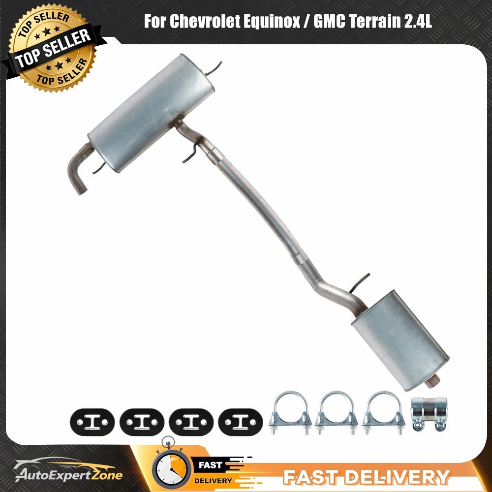 Complete Muffler Exhaust System for GMC Equinox Terrain 2.4L 2010 2015 2016 2017