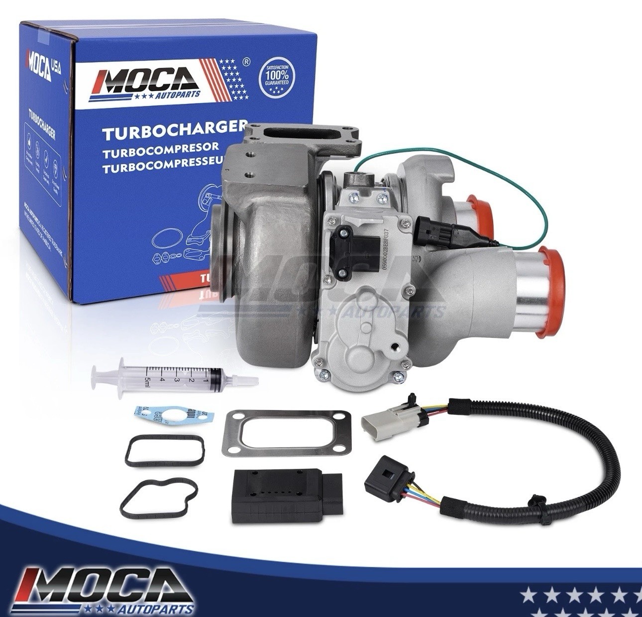 Turbocharger Assembly with Turbo Actuator for 13-18 Ram 2500 3500 6.7L l6 DIESEL