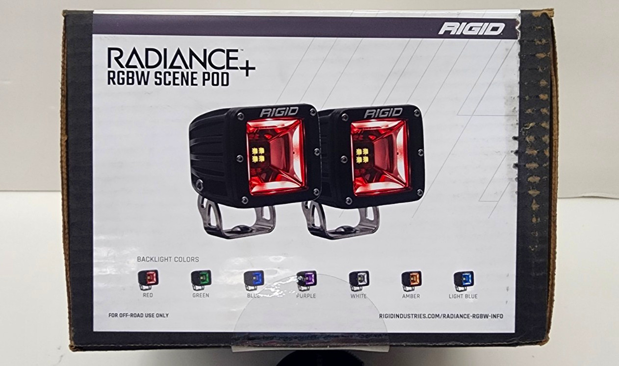 Rigid Industries Radiance+ Scene RGBW Surface Mount Light Pods (Pair) Universal