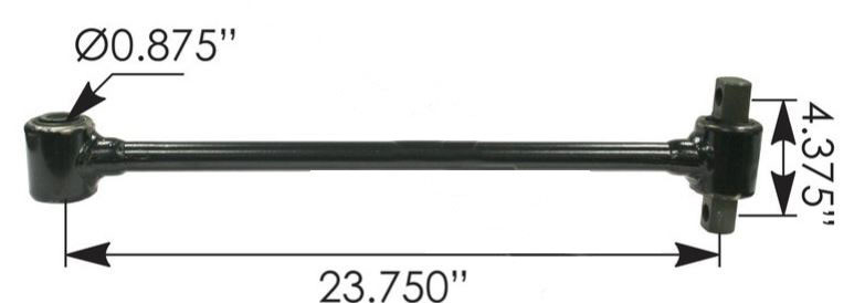 FRONT TORQUE ROD (KENWORTH-PETERBILT) #C65-6000-001 FRONT TORQUE ROD (KENWORTH-PETERBILT) #C65-6000-001