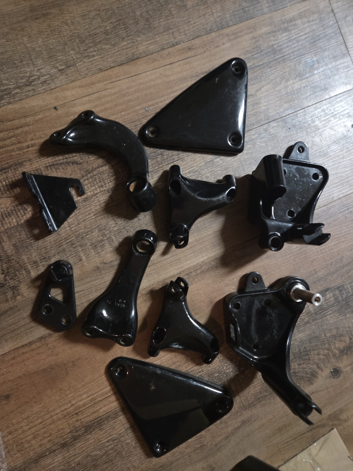 Genuine Harley Sportster Gloss Black Forward Control Conversion Kit OEM... Genuine Harley Sportster Gloss Black Forward Control Conversion Kit OEM...