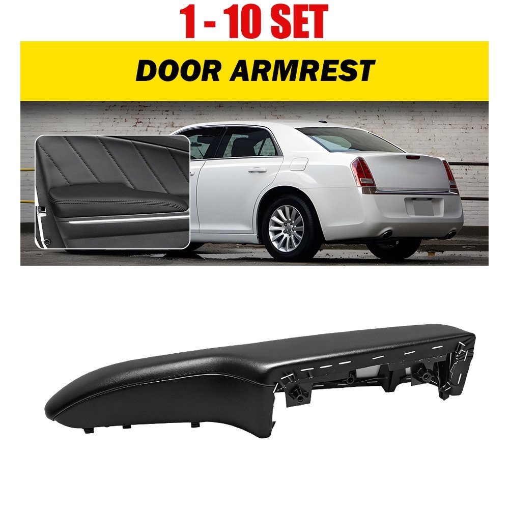 1-10X Front Driver Side Door Panel Armrest Trim Black For 2011-2023 Chrysler 300