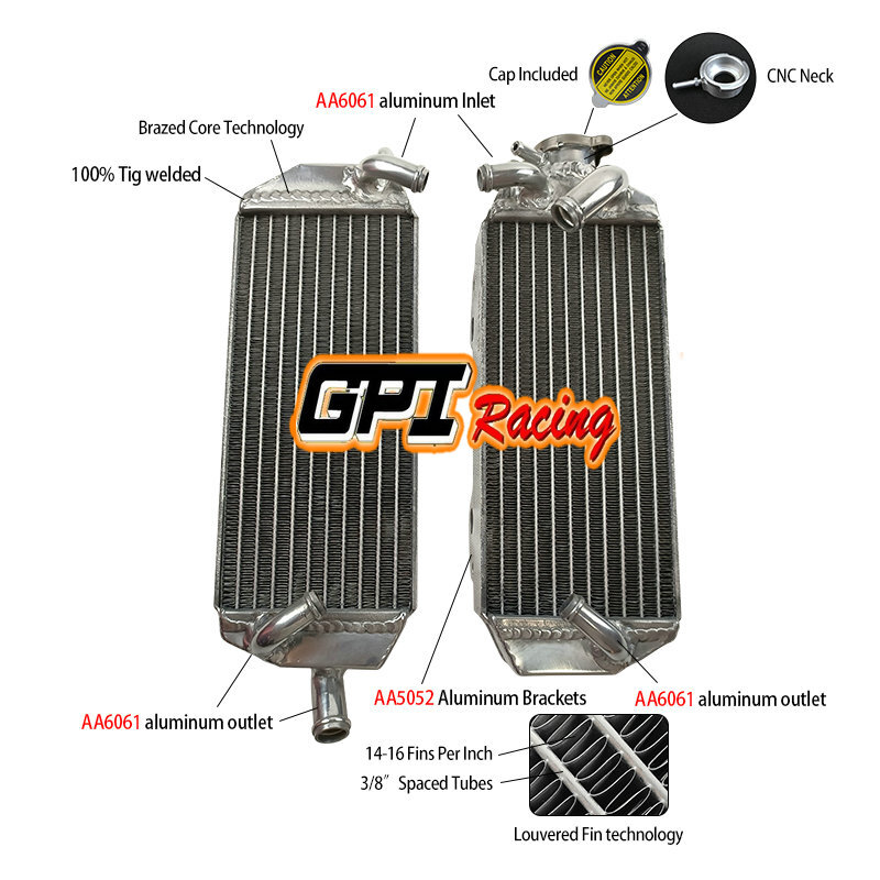 For Suzuki RM250 RM 250 1996 1997 1998 1999 2000 96 97 98 Aluminum Radiator For Suzuki RM250 RM 250 1996 1997 1998 1999 2000 96 97 98 Aluminum Radiator