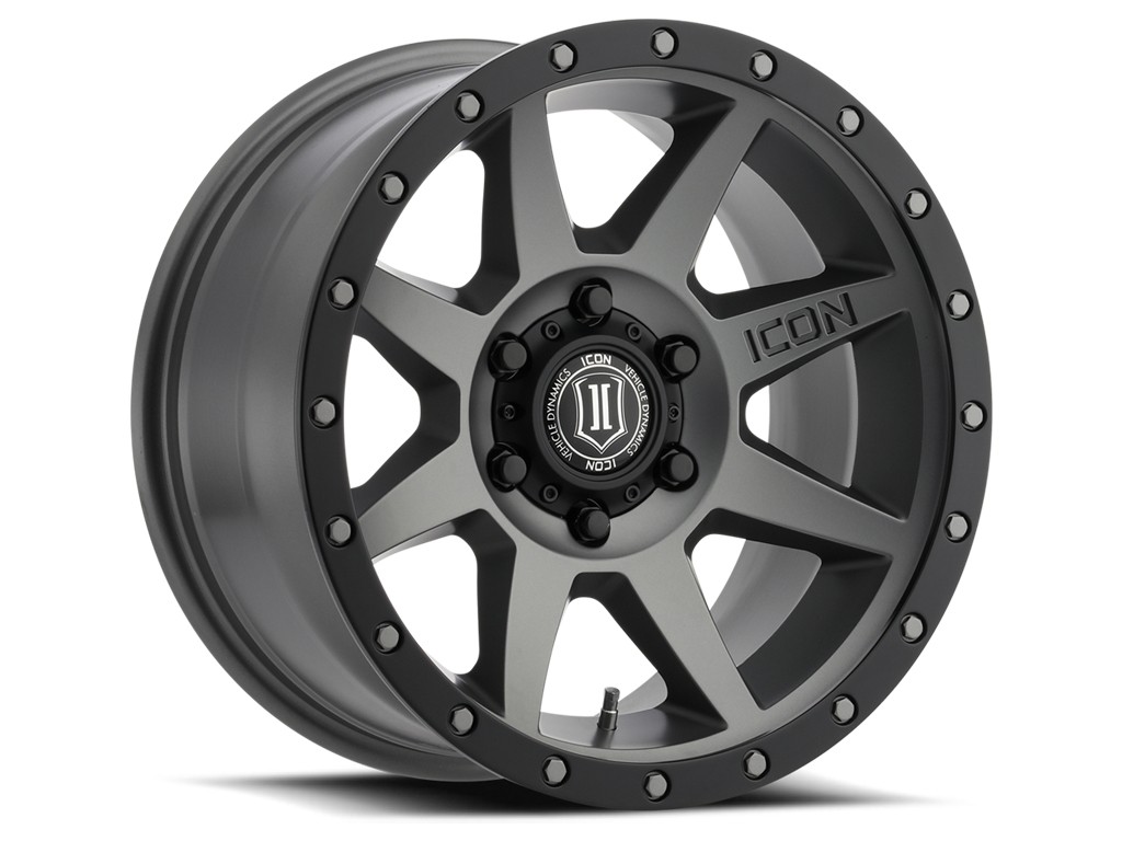 ICON ALLOYS REBOUND TITANIUM - 17 X 8.5 / 6 X 5.5 / 25MM / 5.75