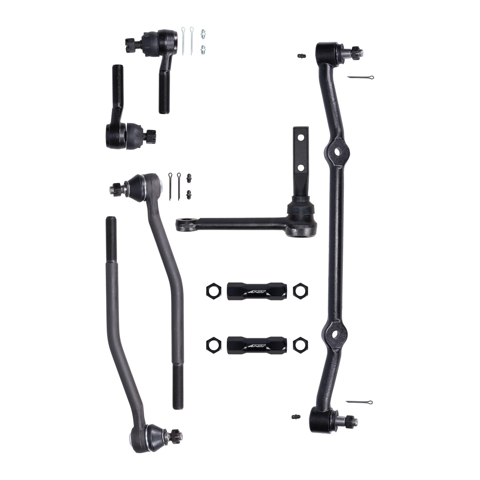 Steering Linkage Rebuild Kit 1963-65 Cadillac Deville Eldorado - w/ Alum Sleeves