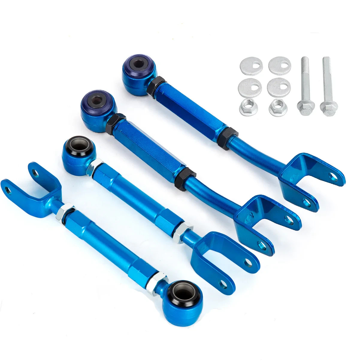 4Pcs Rear Camber Arm+Toe Traction Arm Kits For Nissan 370Z Infiniti G35 G37 Q40 4Pcs Rear Camber Arm+Toe Traction Arm Kits For Nissan 370Z Infiniti G35 G37 Q40