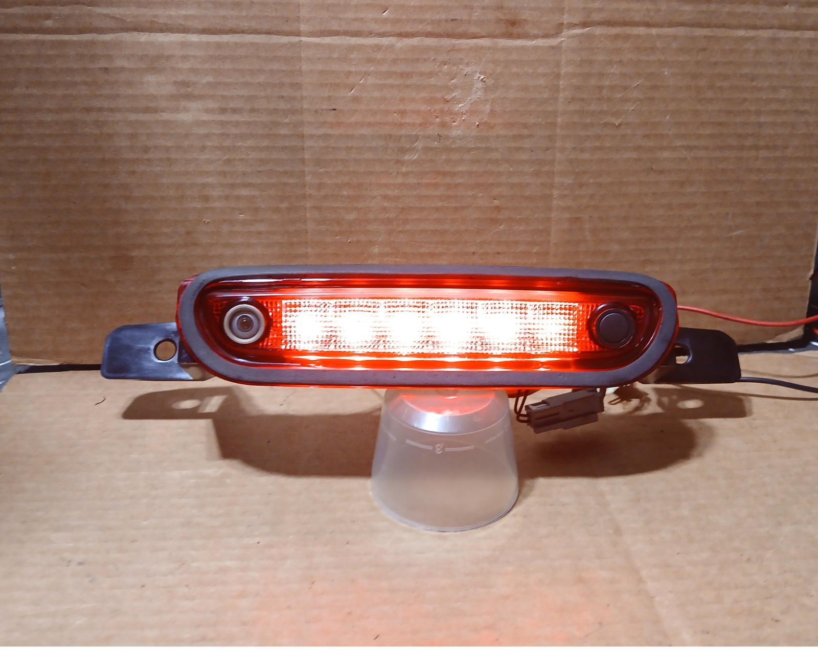 2011-2021 OEM Chrysler 300 Rear Trunk Mount 3rd Brake Tail light with Camera 2011-2021 OEM Chrysler 300 Rear Trunk Mount 3rd Brake Tail light with Camera