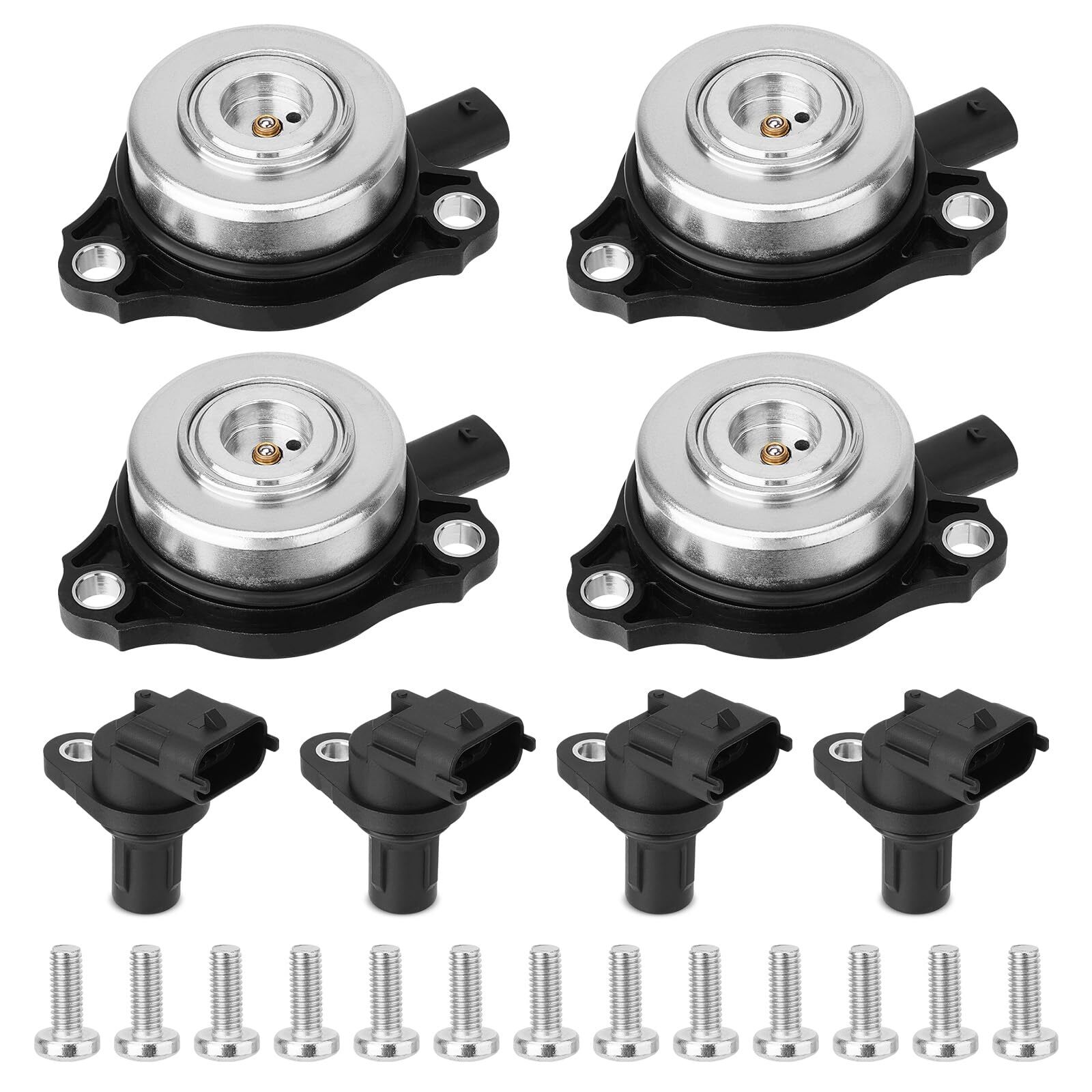 4x Camshaft Position Sensors & Magnets For Mercedes-Benz ML350/E350 2729050043