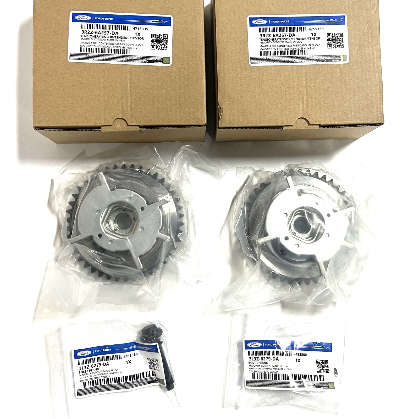 2PCS OEM Engine Timing Camshaft Sprocket For Ford 3R2Z-6A257-DA NEW 