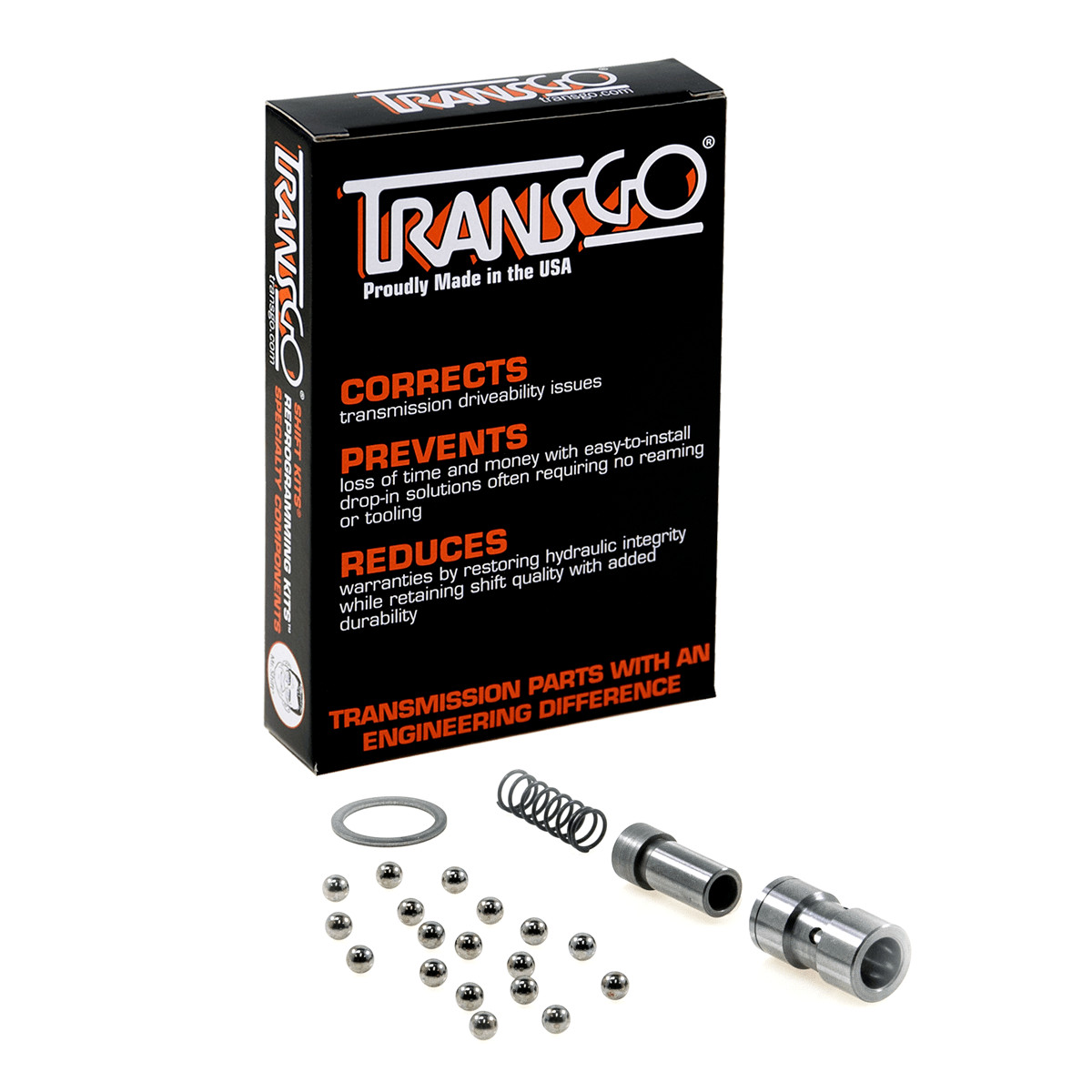 Transgo JF010E/RE0F09A Jatco CVT Flow Control Valve Repair Kit 02-ON JF010E-FC
