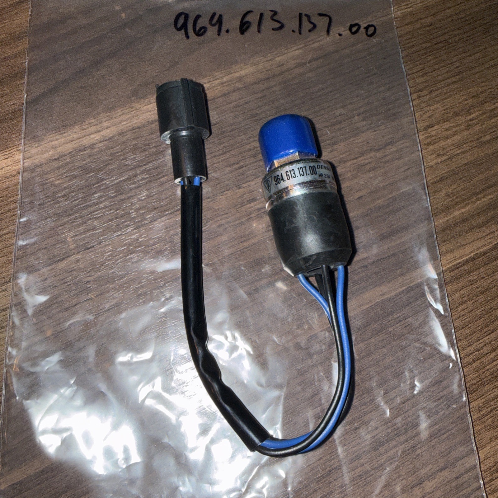 PORSCHE 944S2 964 968 1989-1995 Air Conditioning Pressure Switch—GENUINE NEW PORSCHE 944S2 964 968 1989-1995 Air Conditioning Pressure Switch—GENUINE NEW