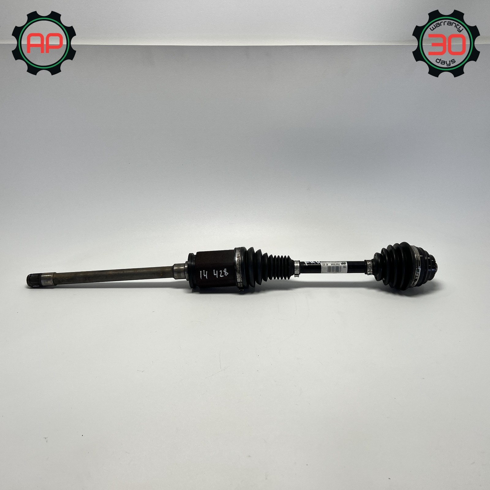 14-16 BMW 328I 428I XDRIVE FRONT RIGHT PASSENGER SIDE AXLE CV HALF SHAFT OEM 14-16 BMW 328I 428I XDRIVE FRONT RIGHT PASSENGER SIDE AXLE CV HALF SHAFT OEM