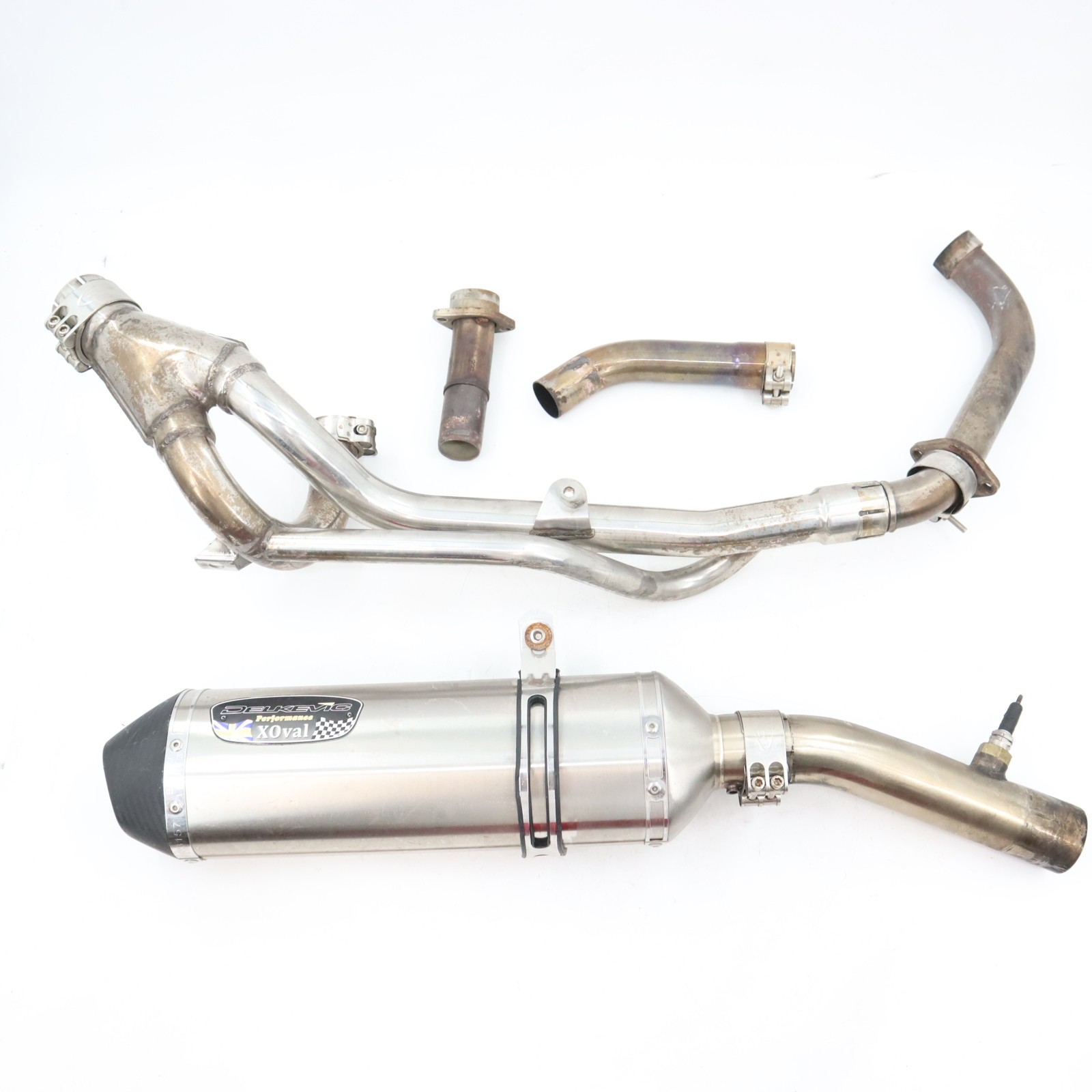 04-06 2004 2006 Suzuki Vstrom Dl 650 Delkevic Full Exhaust System Headers E17