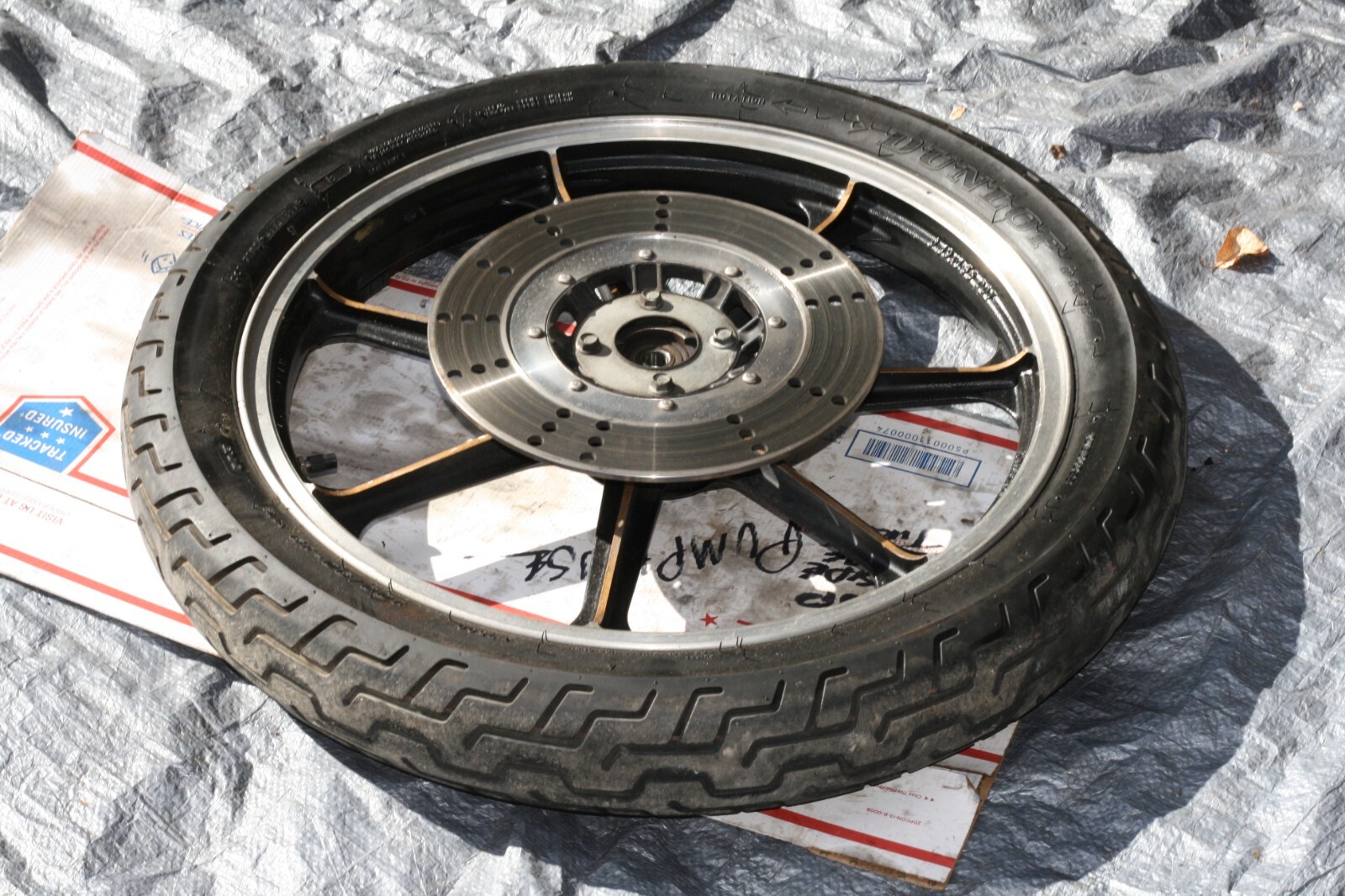 1980-81 KAWASAKI KZ440 LTD OEM FRONT TIRE RIM HUB DISC.. NICE 1980-81 KAWASAKI KZ440 LTD OEM FRONT TIRE RIM HUB DISC.. NICE