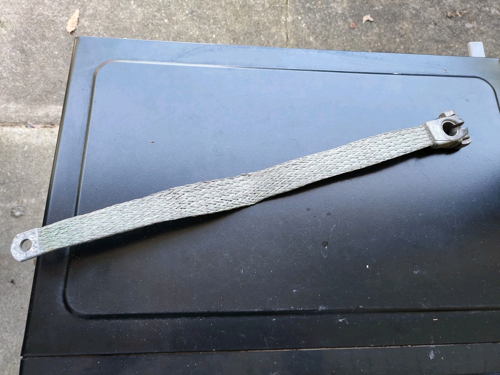1956 1957 Chevrolet Corvette Battery Ground Cable NOS GM Packard 5L-16 OEM Strap 1956 1957 Chevrolet Corvette Battery Ground Cable NOS GM Packard 5L-16 OEM Strap