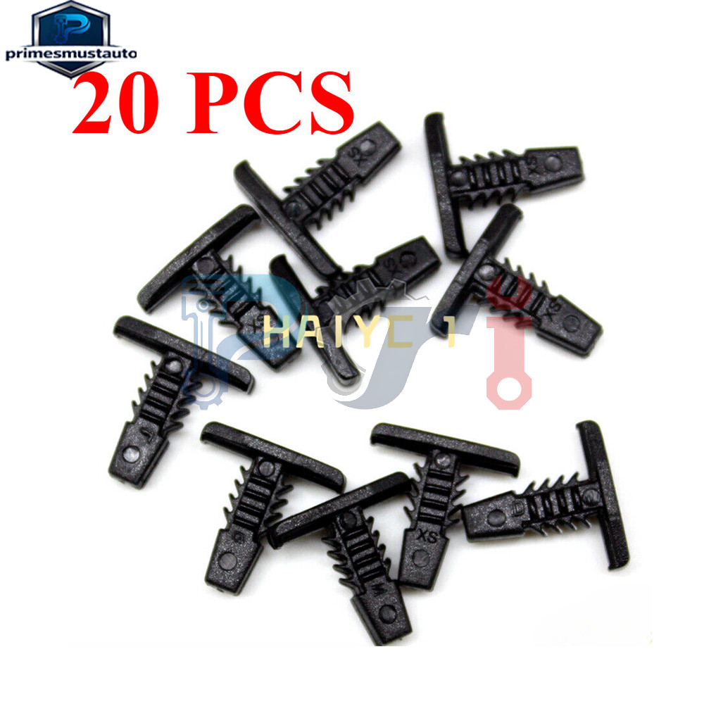 4876498 Fits for GM Door Rubber 20 Pcs Weatherstrip Retainer Clips T Seal Rivet