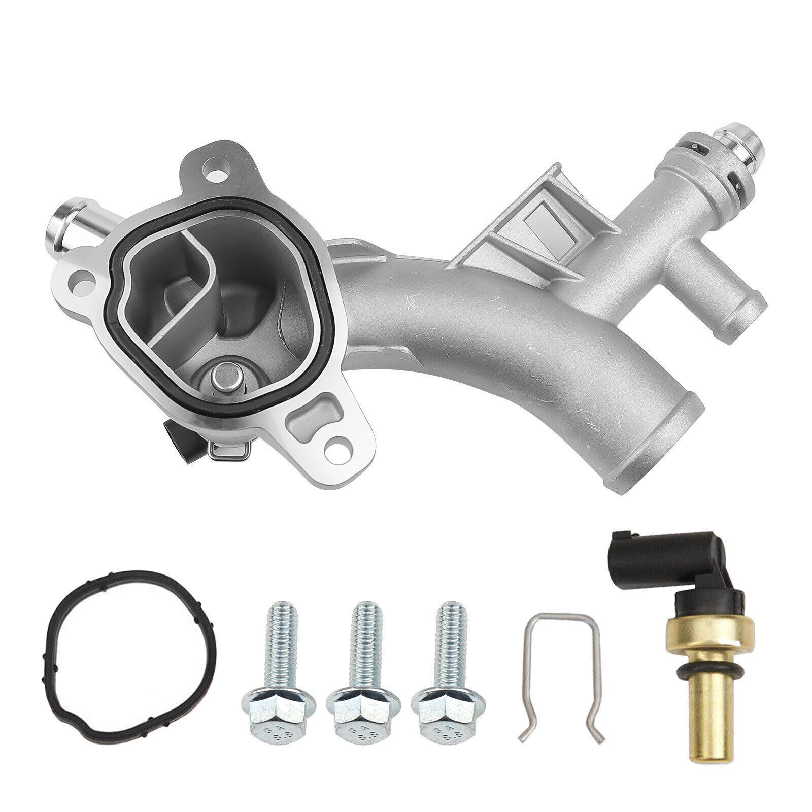 Coolant Thermostat Housing Water Outlet For Chevy Cruze Sonic Trax 1.4L 25193922