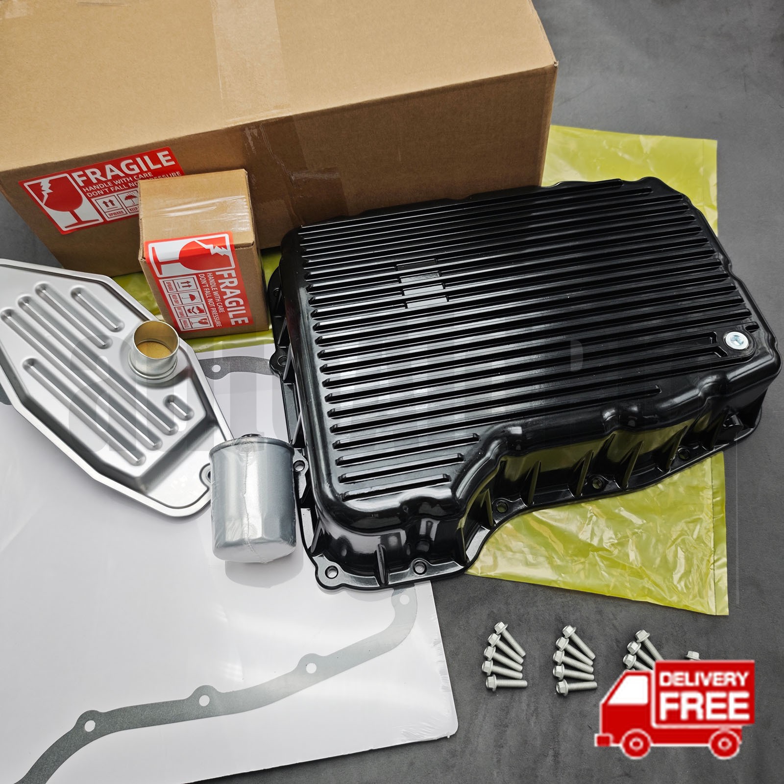 New Transmission Pan 228052120 for Cummins 2007.5-2021 Dodge Ram 6.7L 68RFE New Transmission Pan 228052120 for Cummins 2007.5-2021 Dodge Ram 6.7L 68RFE