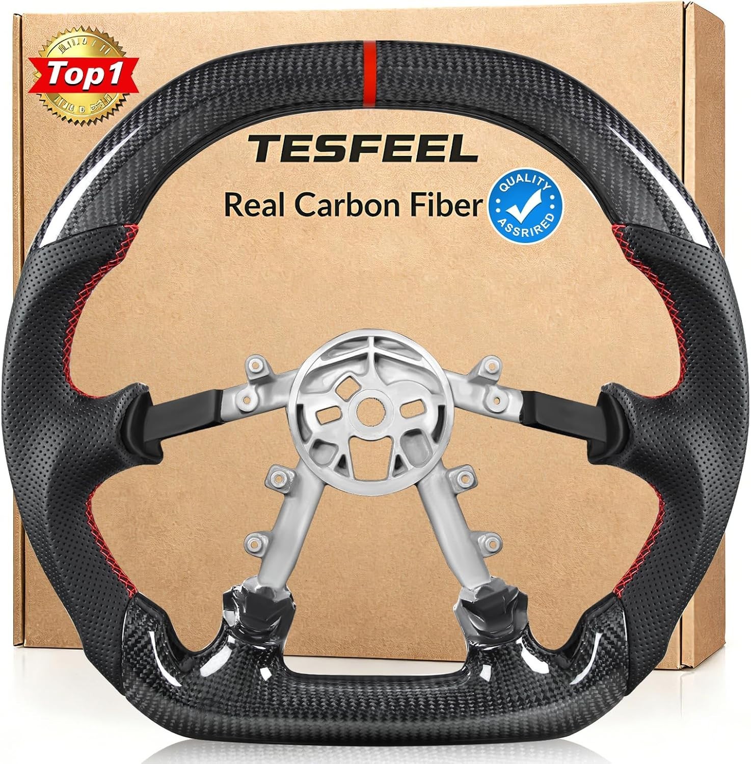 Real Carbon Fiber Steering Wheel For Chevy Corvette C5 1997-2004 Flat Bottom Real Carbon Fiber Steering Wheel For Chevy Corvette C5 1997-2004 Flat Bottom