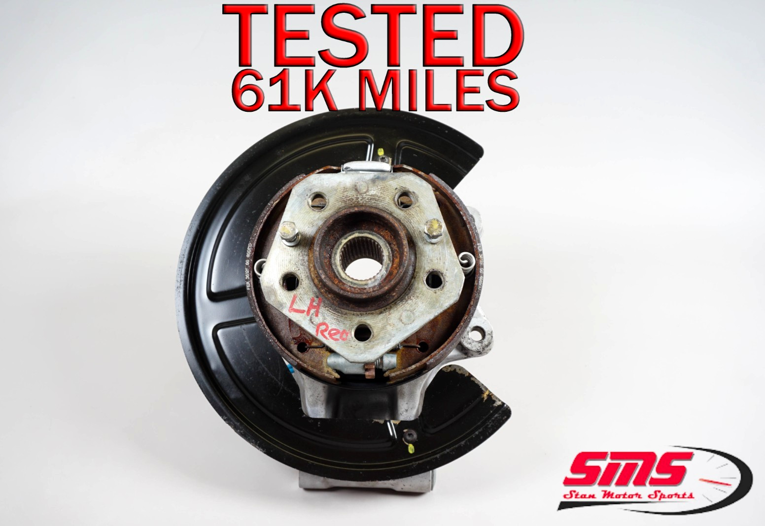 02-08 Maserati Spyder Coupe 4200 M138 Rear Left Knuckle Spindle Hub Bearing LH