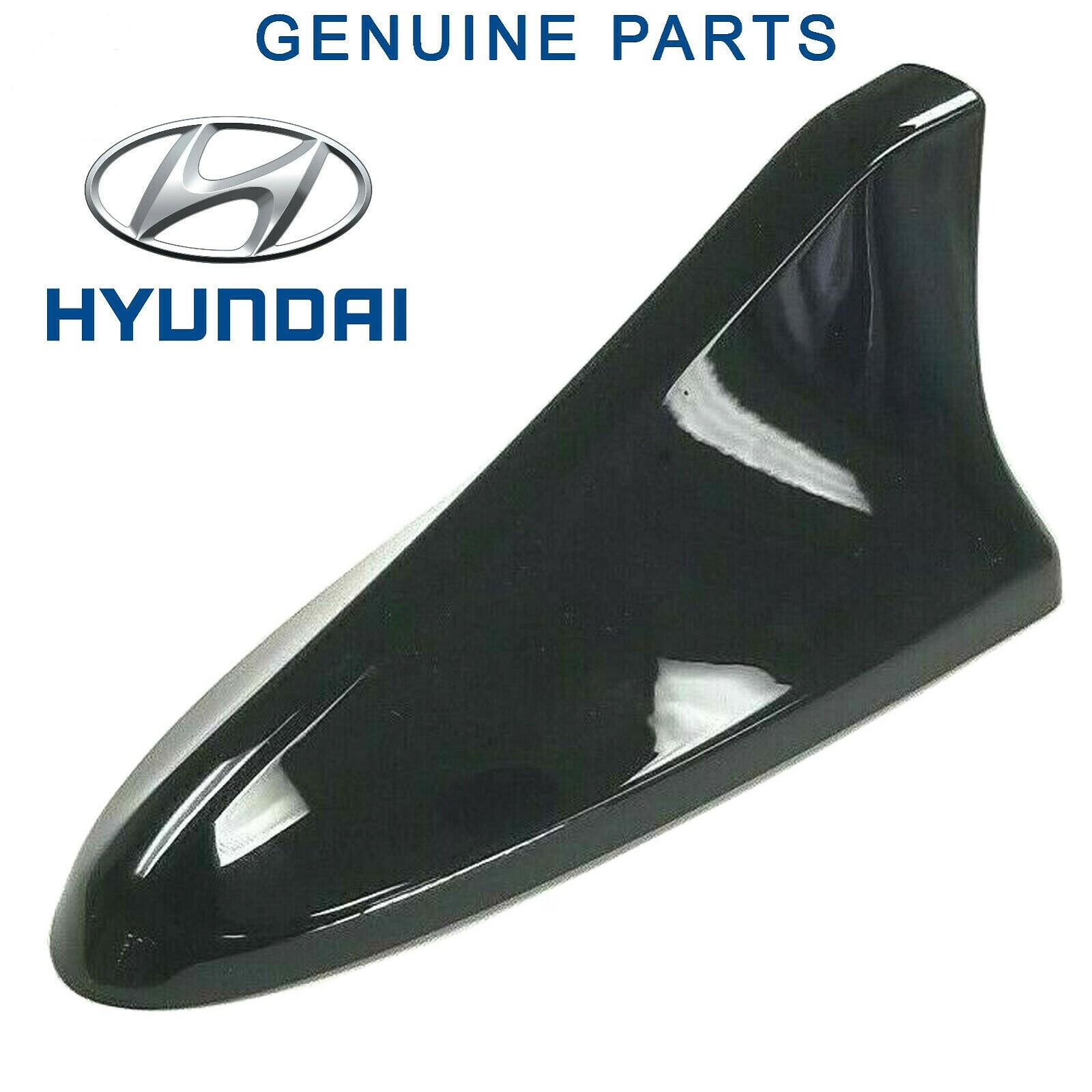Genuine 2014-19 Hyundai Sonata Ebony Black Code EB Shark Fin Roof Antenna Cover