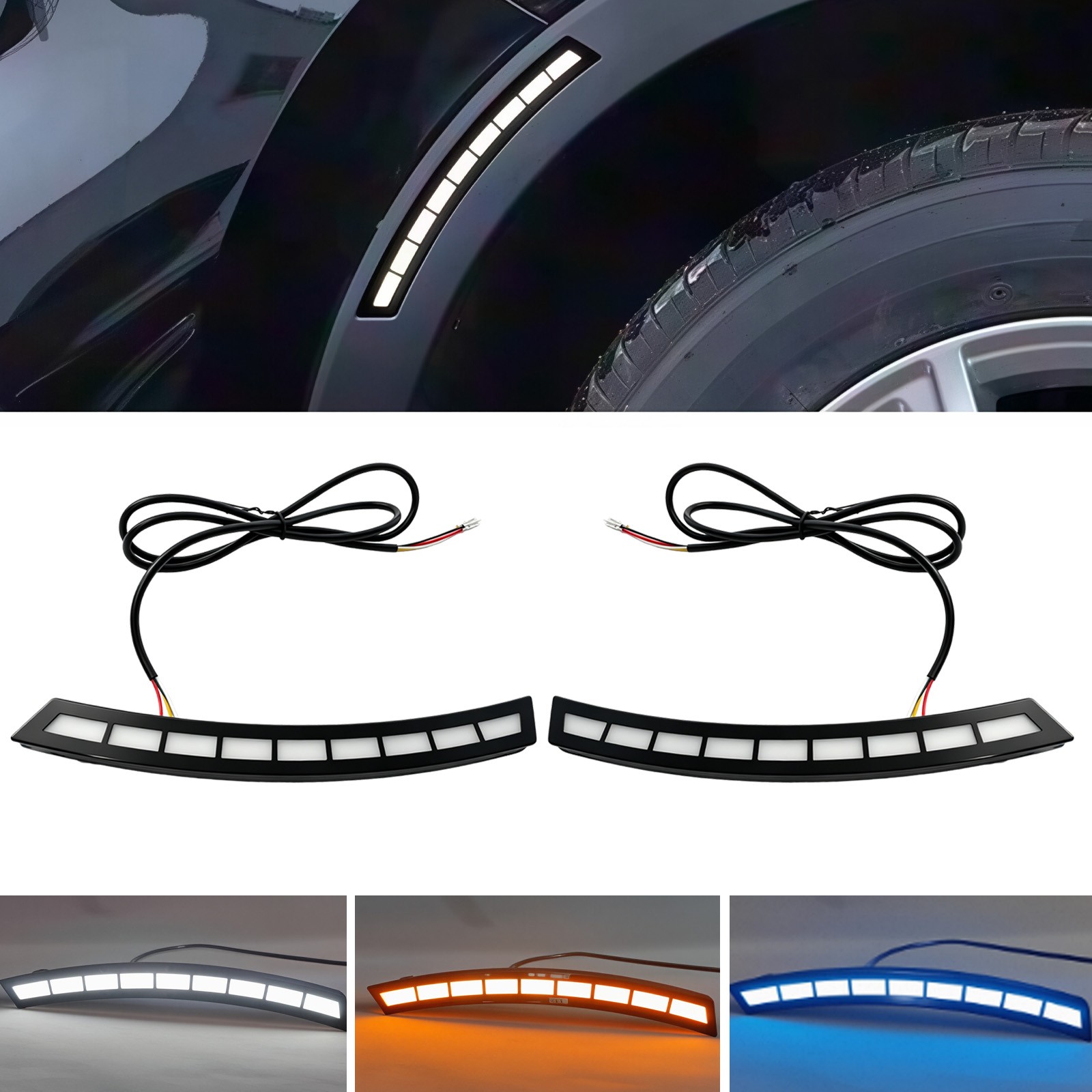 2PCS LED Daytime Running LED Light Side Marker Lamp For Honda CR-V CRV 2023-2025