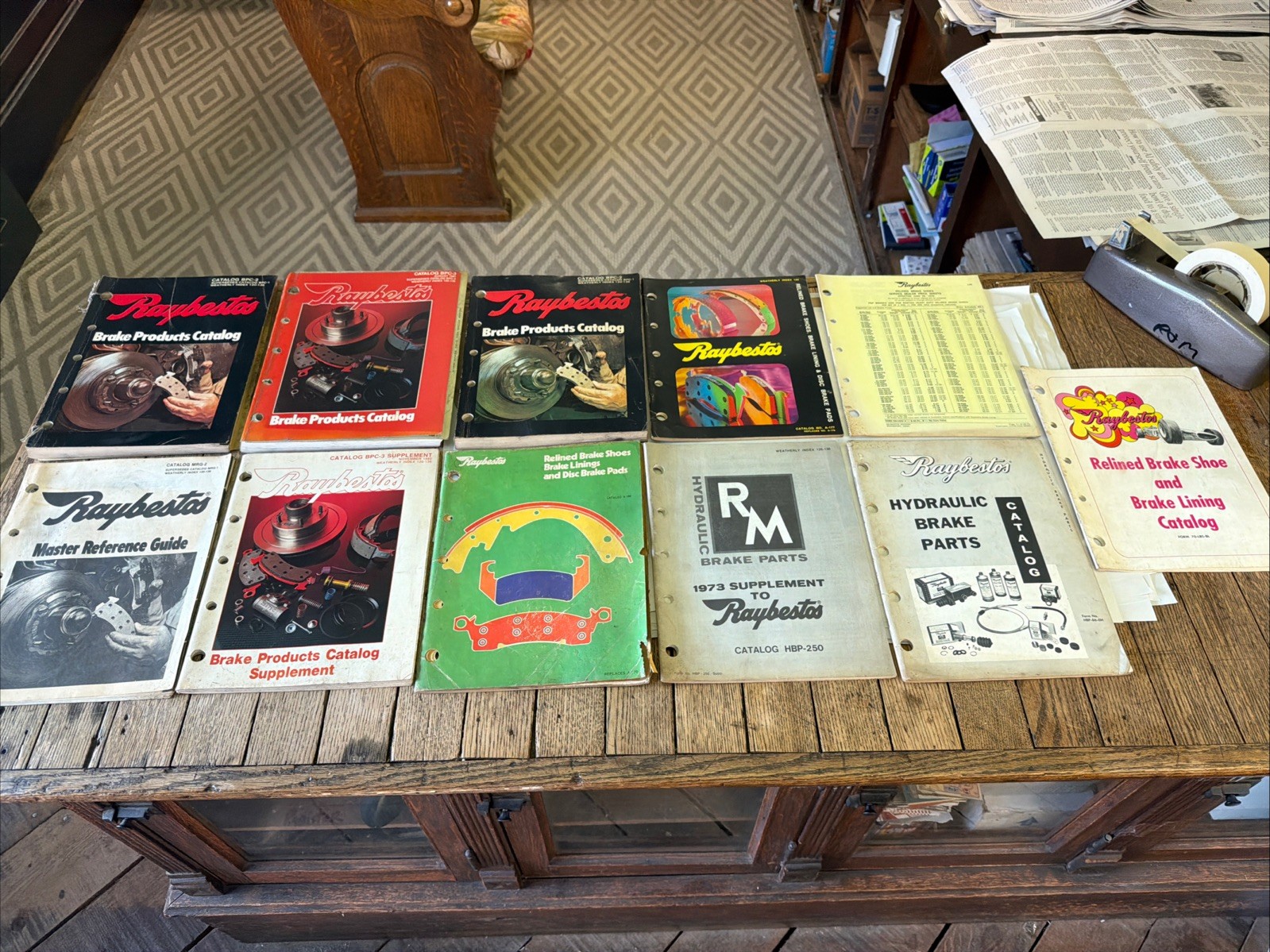 Vintage Raybestos Wholesaler Catalogs Lot Of 11