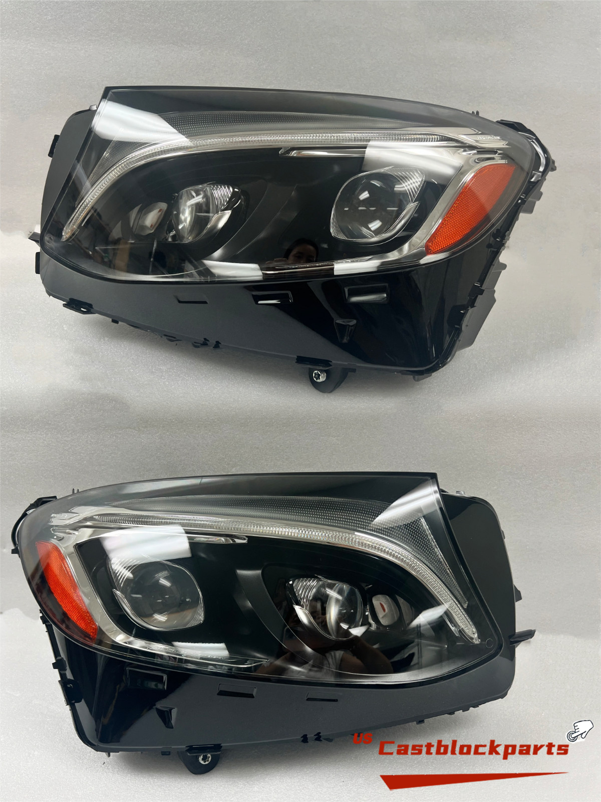 For 2016-2021 Mercedes-Benz GLC300 GLC350 GLC43 Headlights LED Left+Right Pair