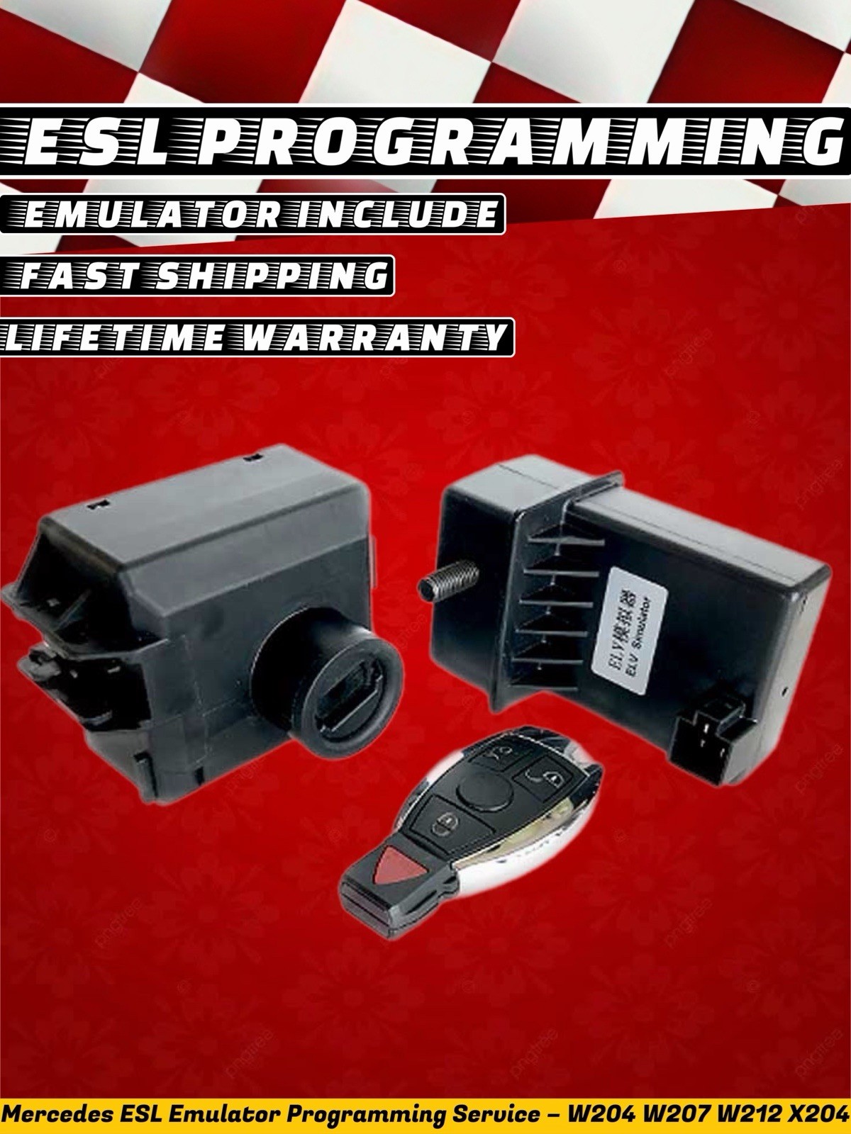 Mercedes W204 W207 W212 X204 ESL ELECTRONIC STEERING LOCK EMULATOR PROGRAMMINGG