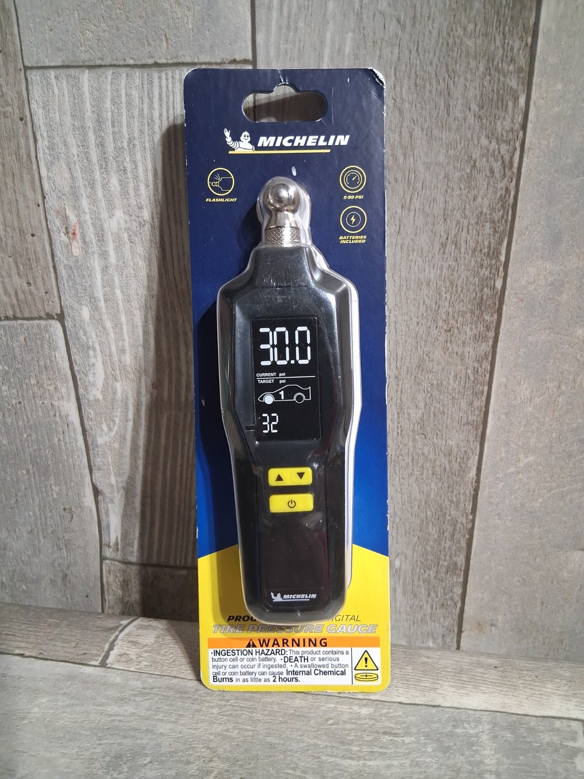 Michelin Programmable Digital Tire Pressure Gauge (BRAND NEW & FACTORY SEALED) Michelin Programmable Digital Tire Pressure Gauge (BRAND NEW & FACTORY SEALED)