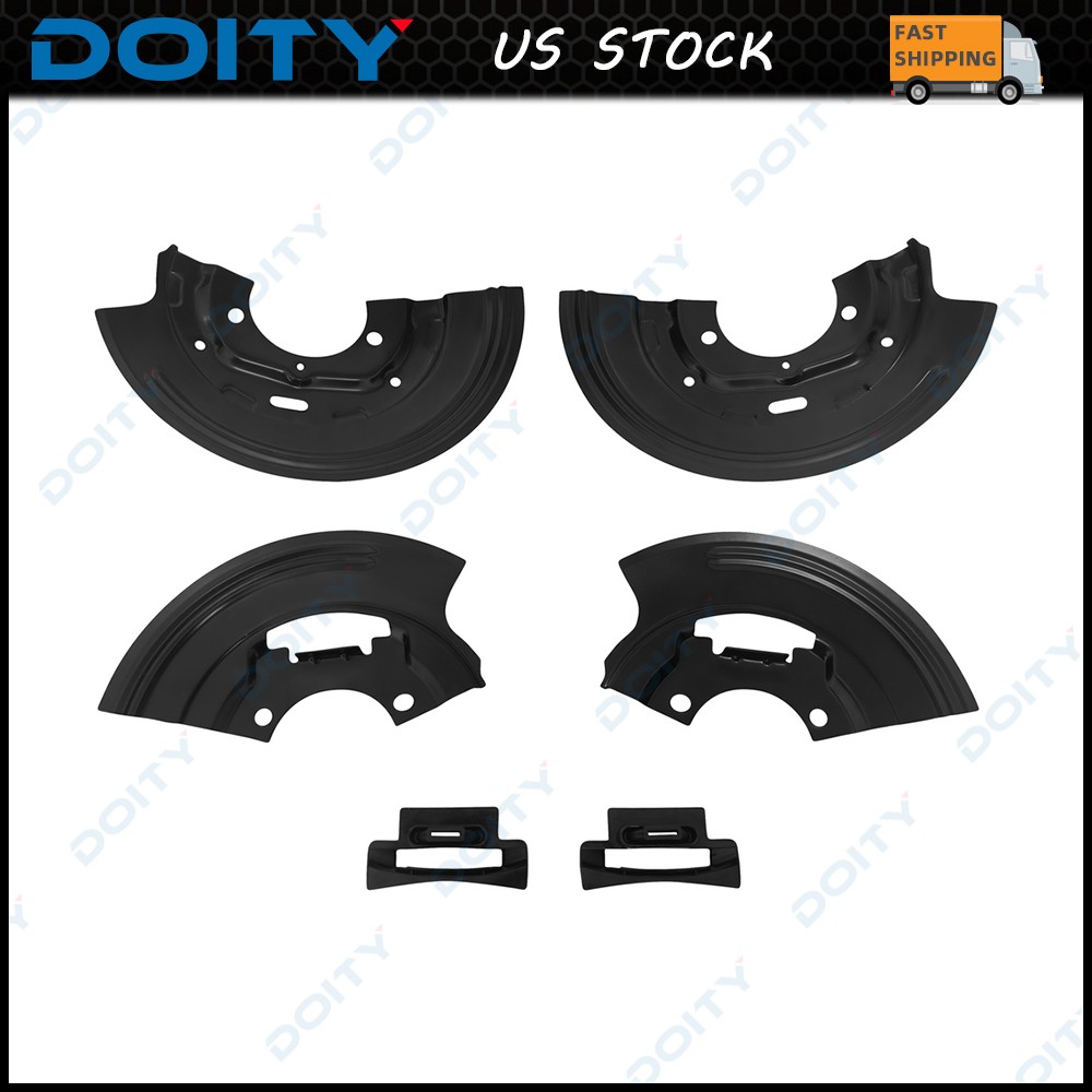 For 2003-2006 Jeep Wrangler Liberty 924-657 Rear Split Brake Dust Shield Set New
