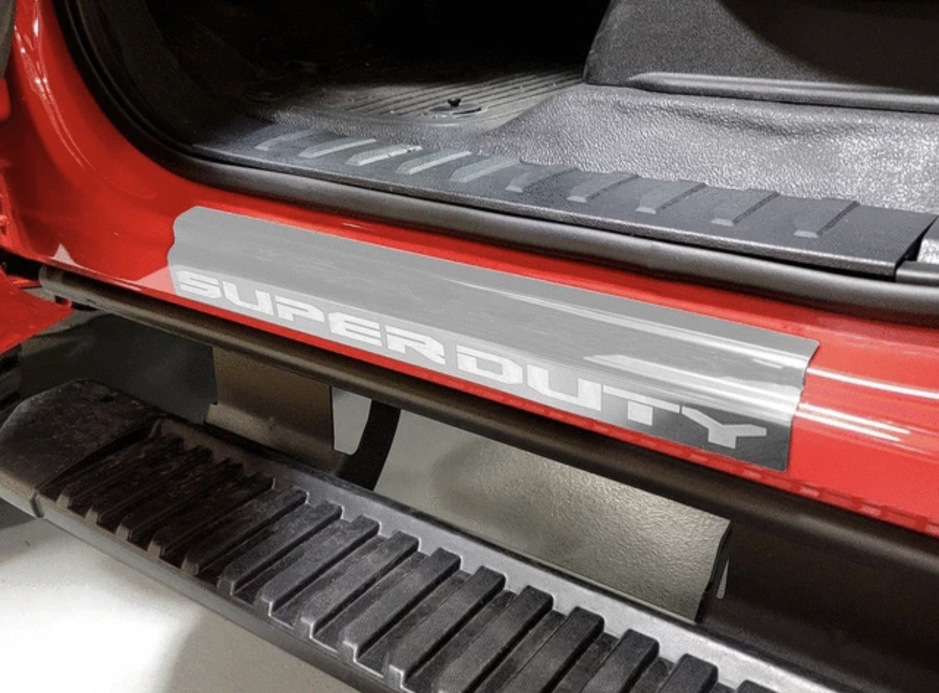 Genuine Ford Door Sill Plates 4Pc Kit - Stainless Steel VPC3Z-99132A08-D