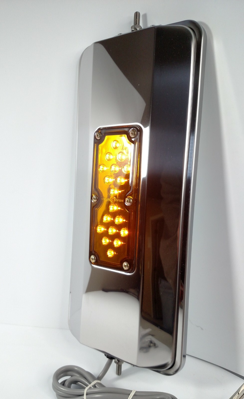 Heated Stainless Mirror w/ Amber LED West Coast 7\
