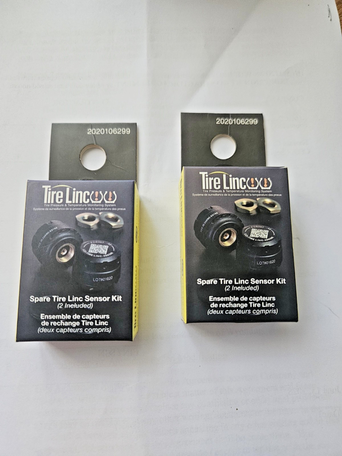 Lippert Tire Linc Spare Sensor Kit 2020106299 - 2 Pack Brand New Sealed Lippert Tire Linc Spare Sensor Kit 2020106299 - 2 Pack Brand New Sealed