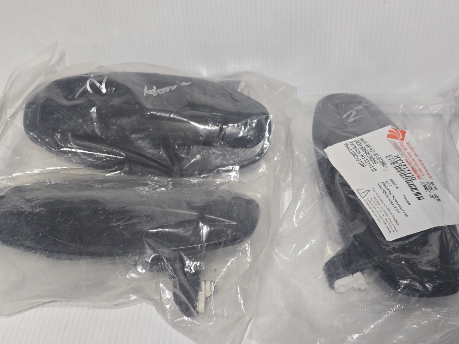 3 Pcs - Fit Hyundai Santa Fe Exterior Front and Rear Door Handle 2001 - 2006