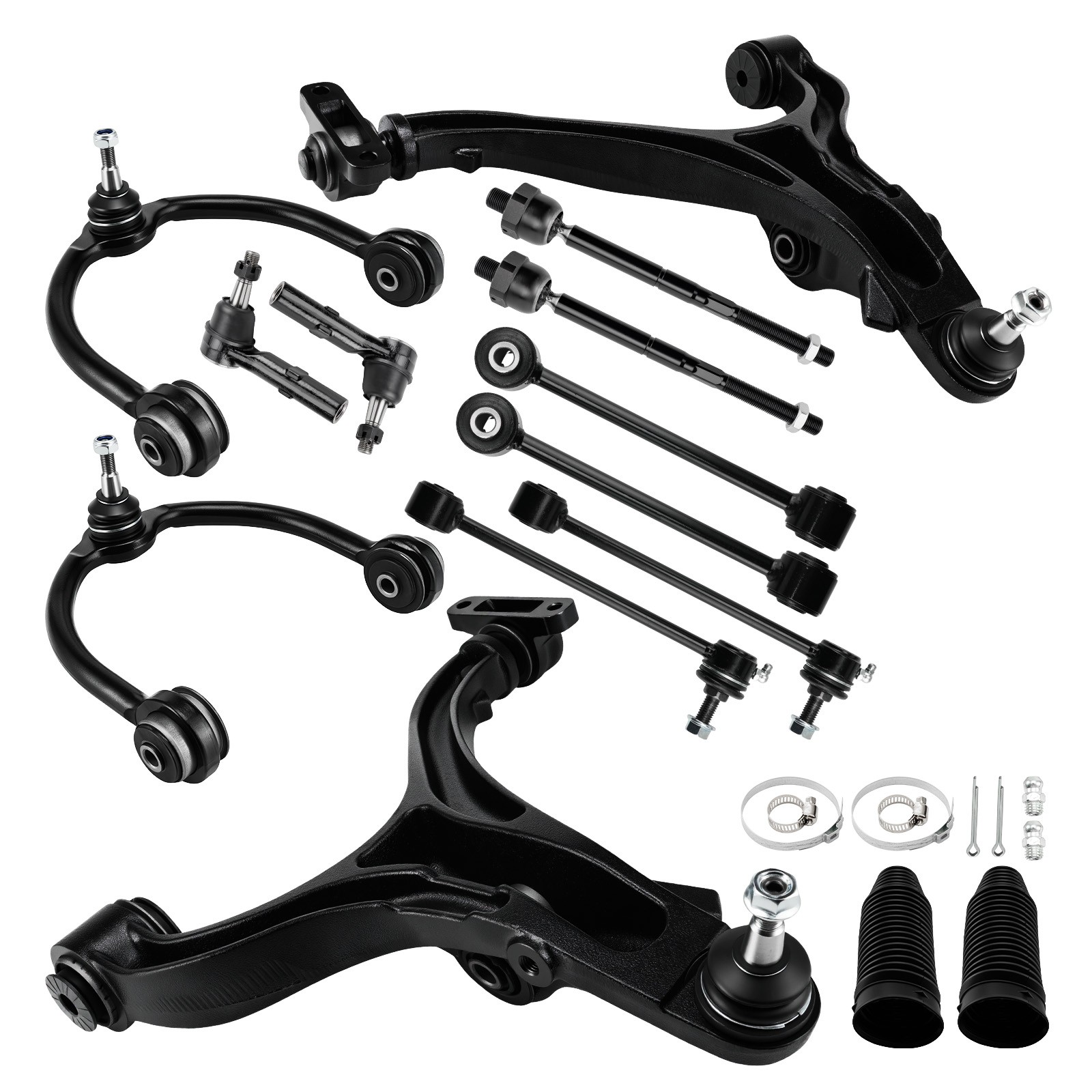14pc Full Suspension Kit For 2006-2010 Jeep Grand Cherokee 3.7L Commander K80861